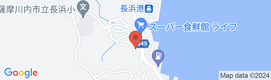 民宿道<甑島・下甑島>の地図