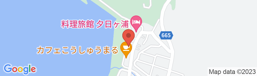 夕日ヶ浦温泉 旅館 浜舟の地図