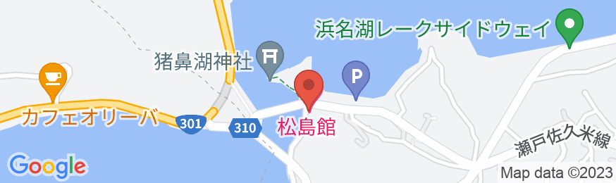 海鮮の宿 松島館の地図