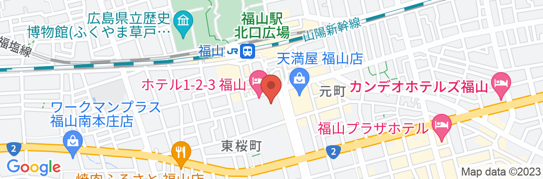 リッチモンドホテル福山駅前の地図