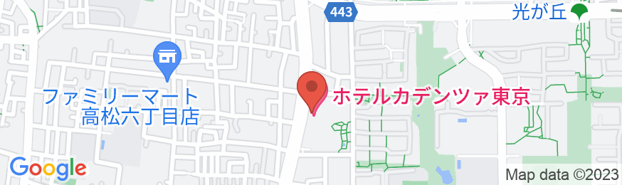 ホテルカデンツァ東京の地図