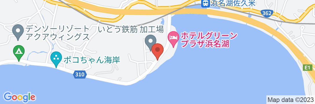 ホテルグリーンプラザ浜名湖の地図