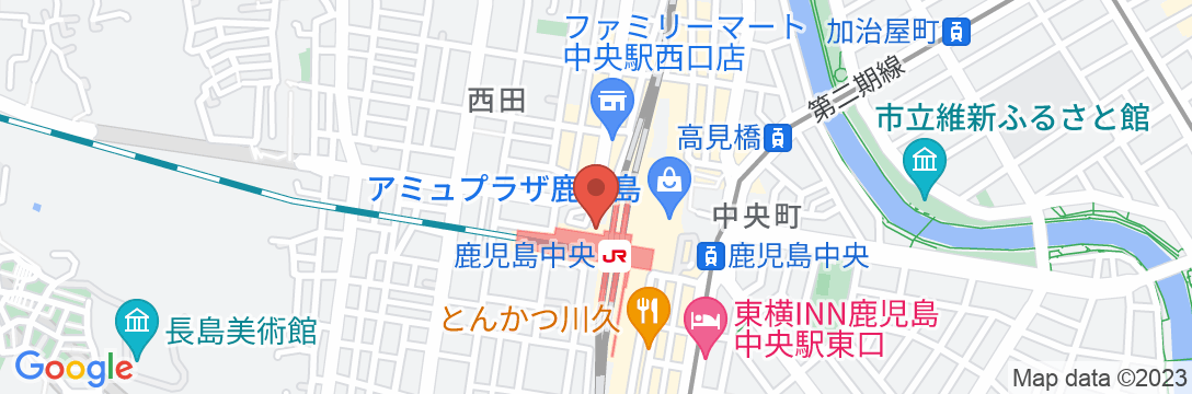 JR九州ホテル鹿児島の地図