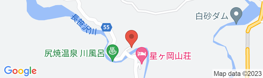 尻焼温泉 ホテル光山荘の地図