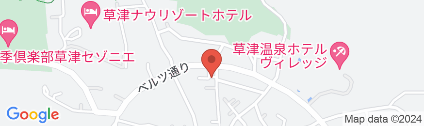 hotel taka草津温泉の地図