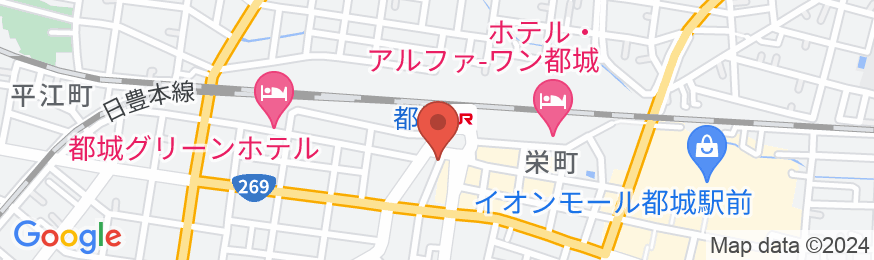 アパホテル〈宮崎都城駅前〉の地図