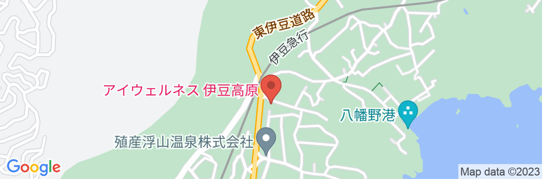 アイウェルネス伊豆高原 ファスティングホテルの地図