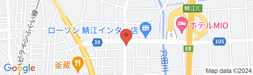 Tabist ホテルニューオサムラ 鯖江インターの地図