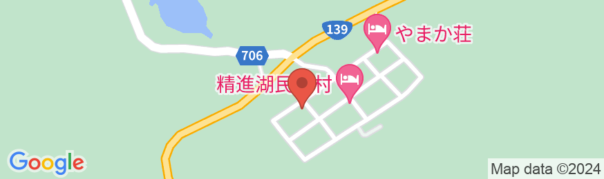 民宿翠明荘の地図