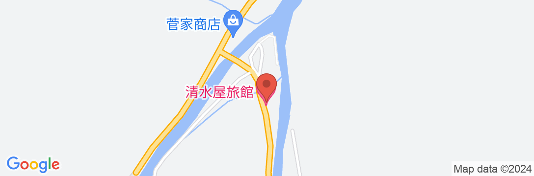 歳時記の郷 奥会津 清水屋旅館の地図