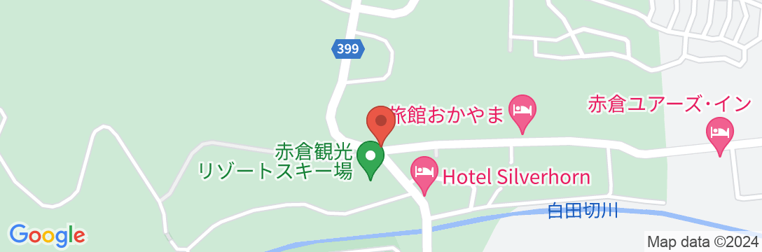 赤倉温泉 エホー旅館の地図