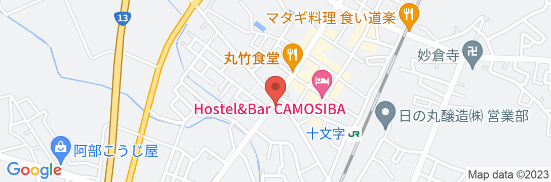 丹尾旅館の地図