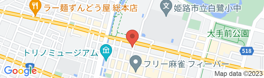 姫路グリーンホテル坂元の地図