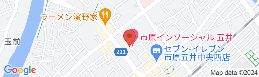 市原インソーシャル五井の地図