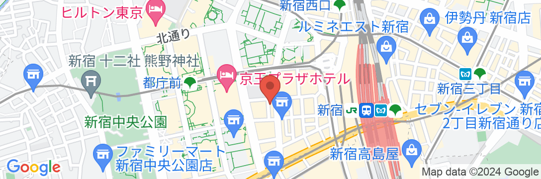 かどやホテル<東京都>の地図
