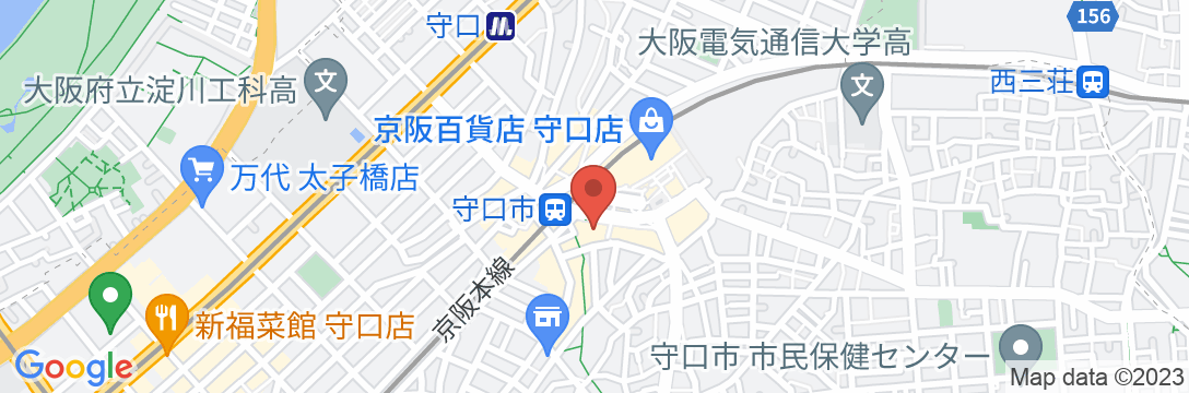 ホテル アゴーラ 大阪守口の地図