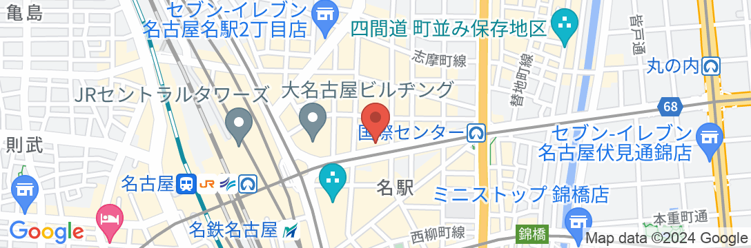 ホテルリソル名古屋の地図