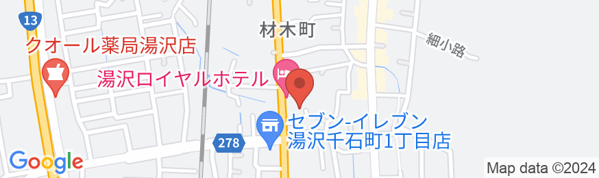 湯沢ロイヤルホテルの地図