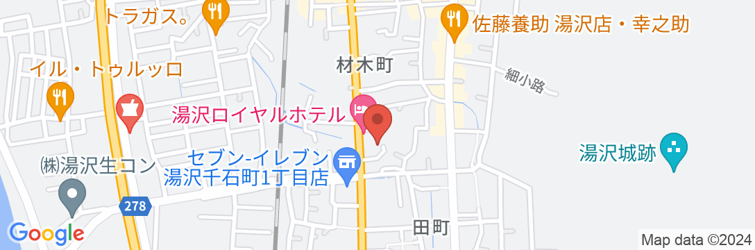 湯沢ロイヤルホテルの地図