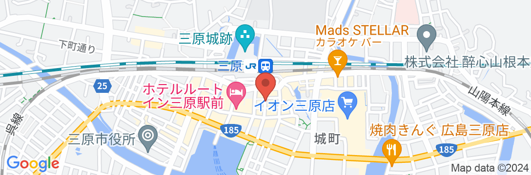 三原ステーションホテルの地図