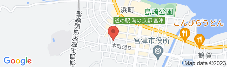 宮津温泉 茶六本館の地図