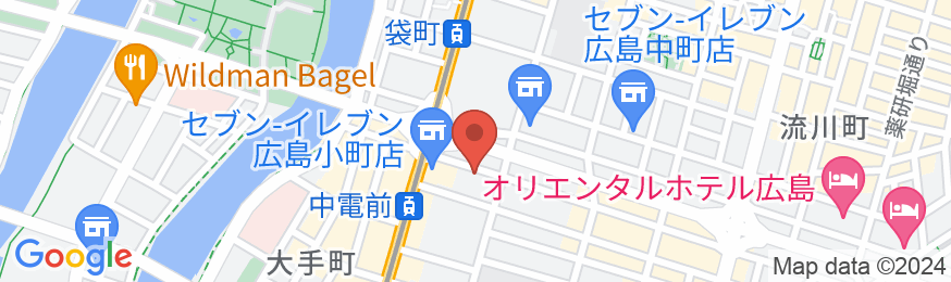 安芸の湯 ドーミーイン広島(ドーミーイン・御宿野乃 ホテルズグループ)の地図