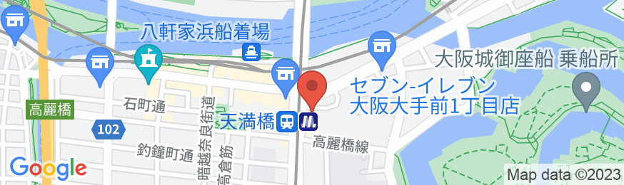 ホテル京阪 天満橋の地図