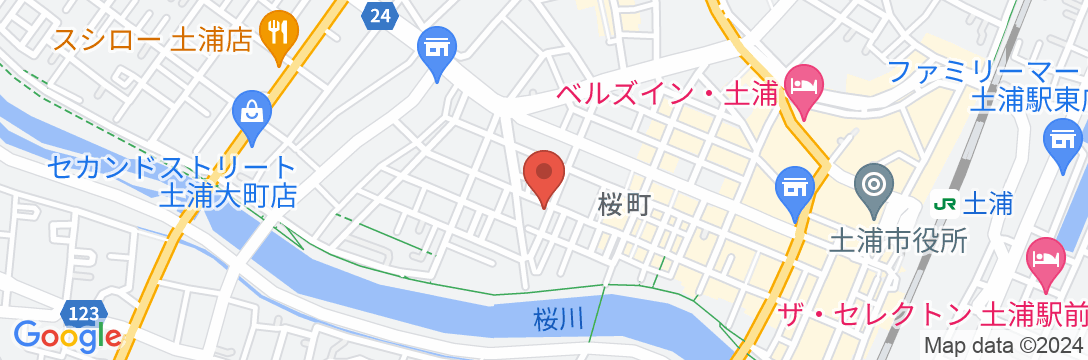 ビジネスホテル小桜館の地図
