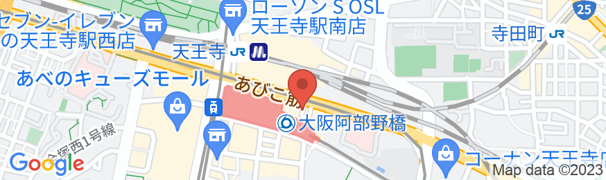 都シティ 大阪天王寺(旧:天王寺都ホテル)の地図