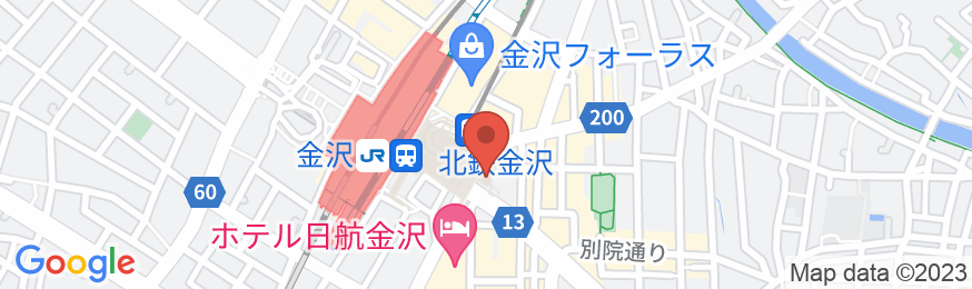 金沢都ホテルの地図