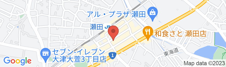 アパホテル〈びわ湖 瀬田駅前〉の地図