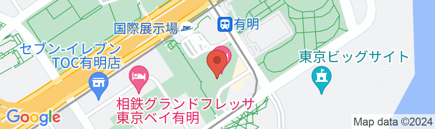 東京ベイ有明ワシントンホテルの地図