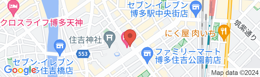 ホテル法華クラブ福岡の地図