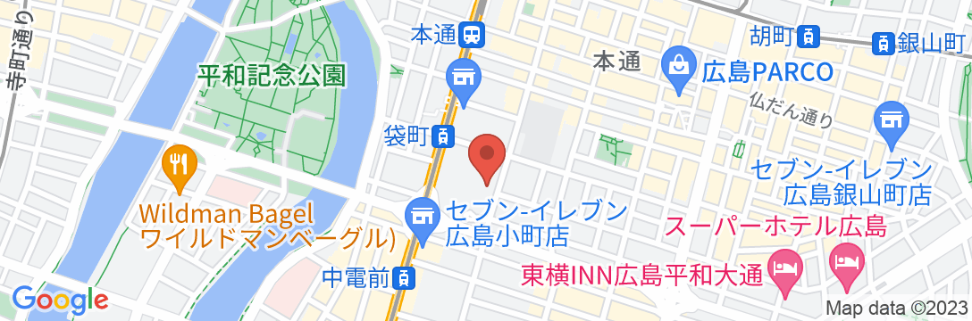 ホテル法華クラブ広島の地図