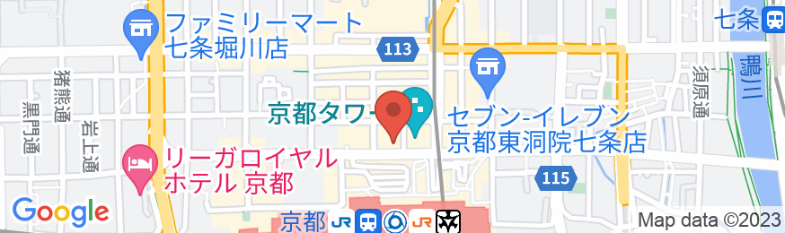 ホテル法華クラブ京都の地図