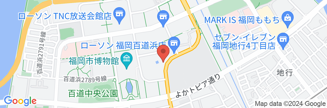 ザ・レジデンシャルスイート・福岡の地図