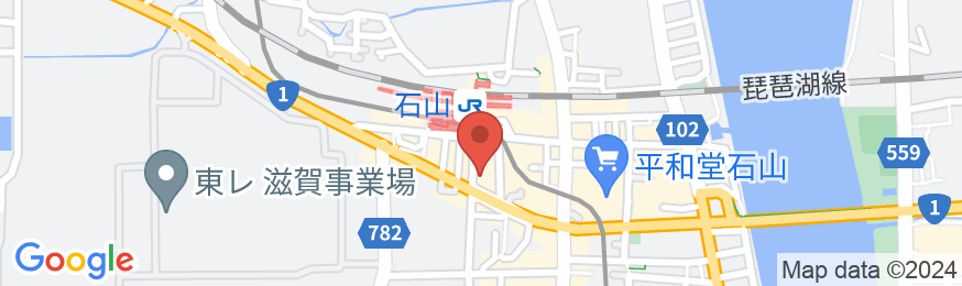 ラックホテル大津石山 (旧 レイアホテル大津石山)の地図