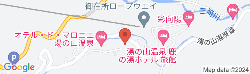 湯の山温泉 旅館寿亭の地図