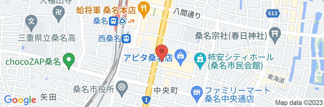 桑名シティホテルの地図