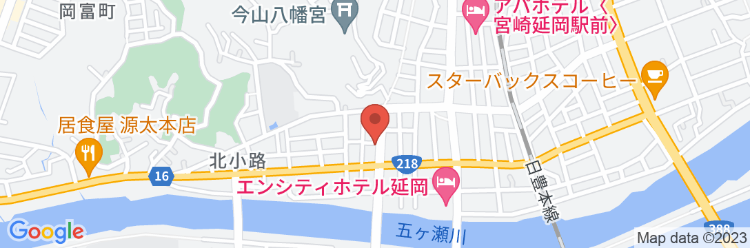 延岡第一ホテルの地図