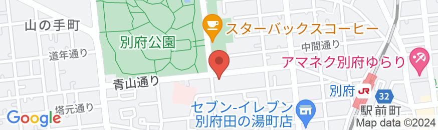 別府温泉 ホテル白菊の地図
