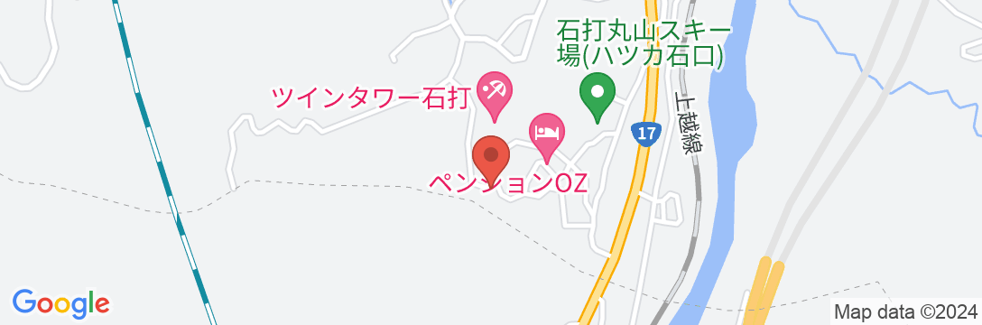 ペンション プリムローズ <新潟県南魚沼市>の地図