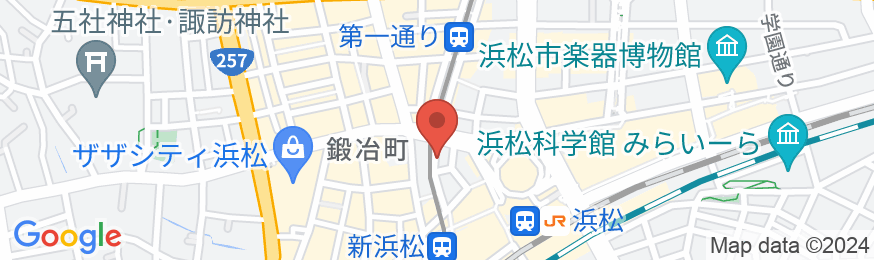 ダイワロイネットホテル浜松の地図