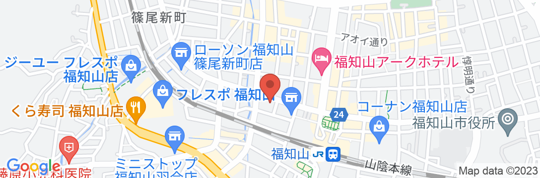ホテルサンルート福知山の地図