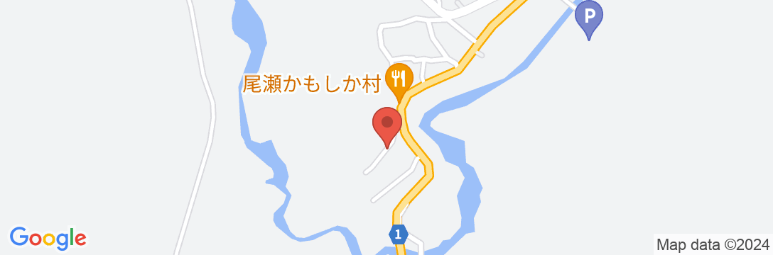 尾瀬国立公園 尾瀬戸倉温泉 旅館 みゆきの地図