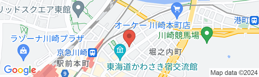 ホテル サンロイヤル川崎の地図