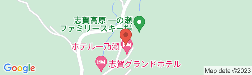 ホテルホゥルス志賀高原の地図