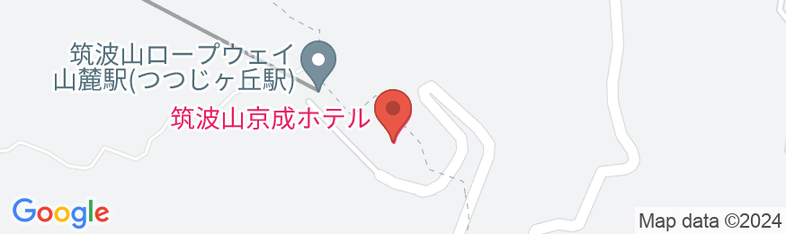 筑波山京成ホテルの地図