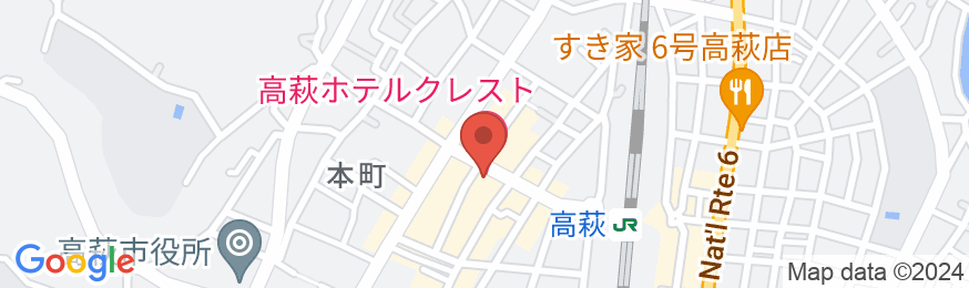 高萩ホテルクレストの地図