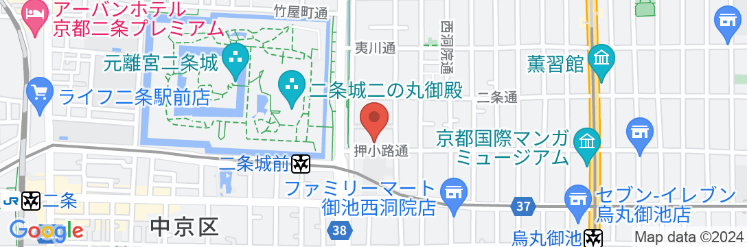 ANAクラウンプラザホテル京都の地図